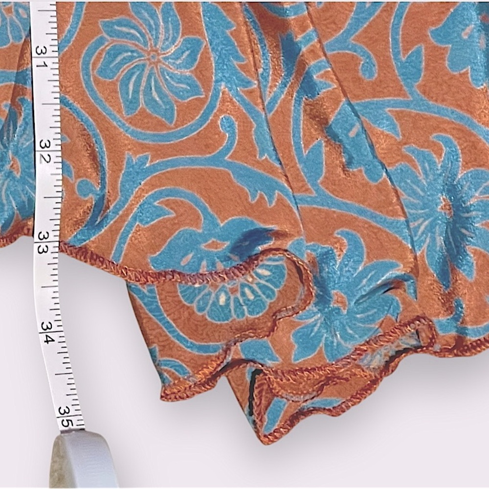 🆕NWT Karma Nepal Crafts reversible Saree - Picture 4 of 16